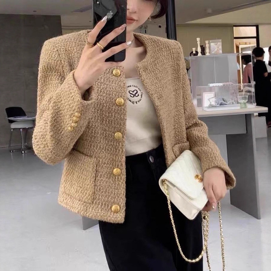 2025 Autumn/Winter Luxury Designer fashion Jacket Women's New Top High end Fashion Versatile Sweetheart Style Commuting Fashion Short Coat