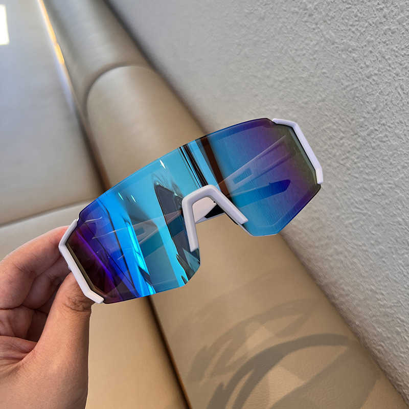 Style Square Large Sunglasses for Men Cycling Sunglasses for Women Outdoor Sports Bicycle Electric Bike Windproof Glasses Trendy H251015