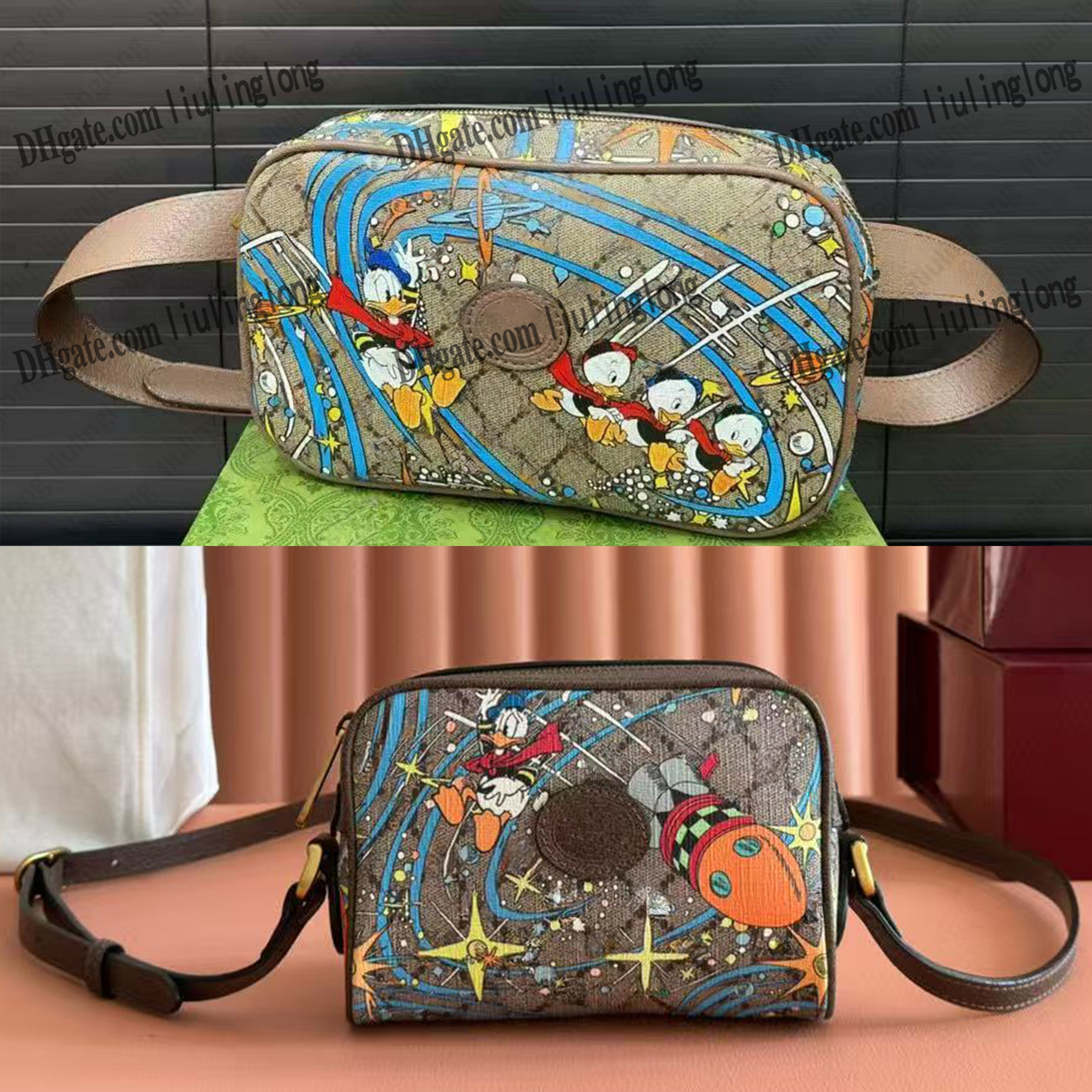 designer bag women luxury shoulder bags mouse duck backpack bag cartoon character messenger purse