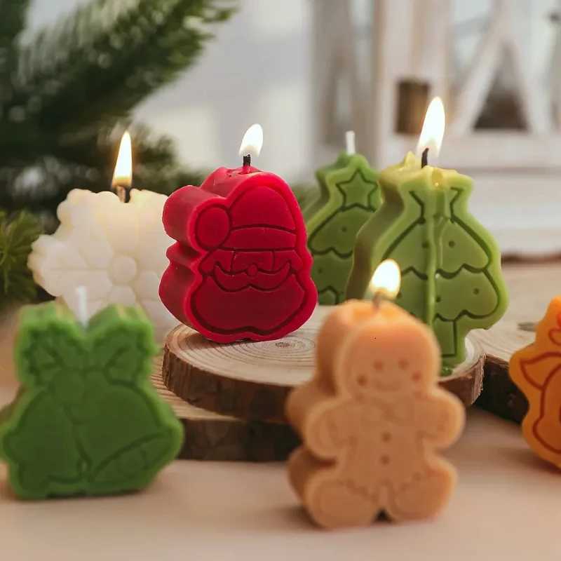Creative Christmas Snowman Gingerbread Man Christmas Candle Aromatherapy Gift Set Home Decoration Birthday Gifts C251015