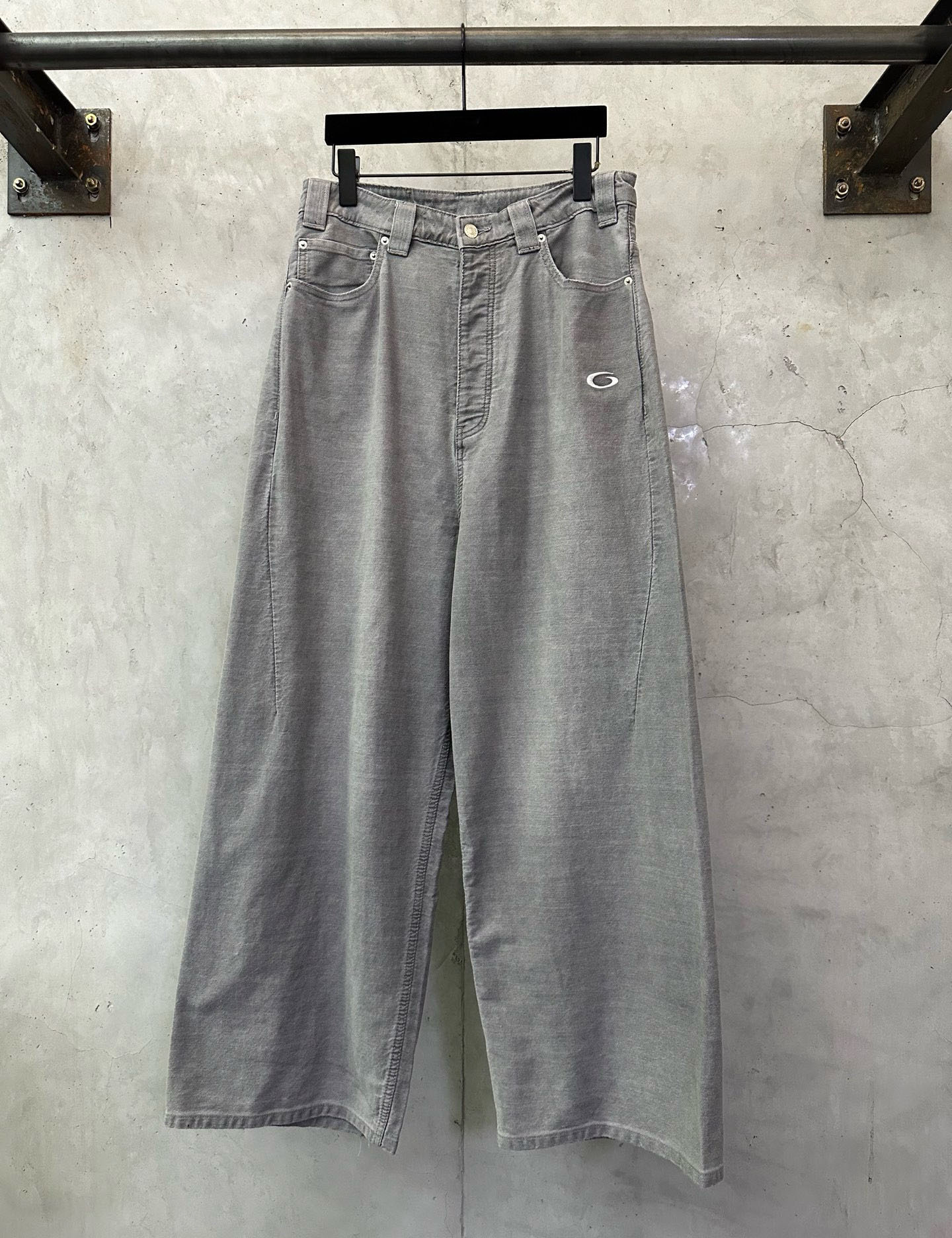 Men's Plus Size Pants Round neck embroidered and printed polar style summer wear with street pure cotton r3422r