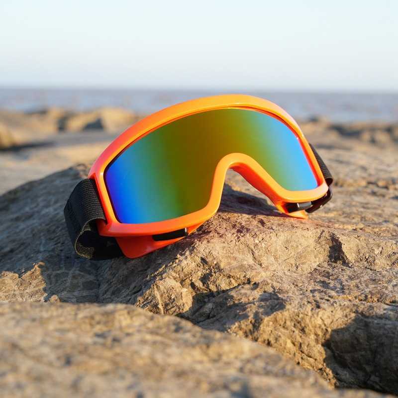 New Outdoor Uv Protection Mountaineering Colorful Windproof Glasses Motorcycle Riding Skiing Sunglasses H251015