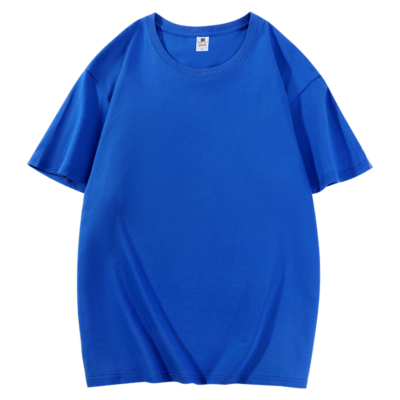 Pure cotton round neck T-shirt, 180g weight, suitable for both men and women 180#