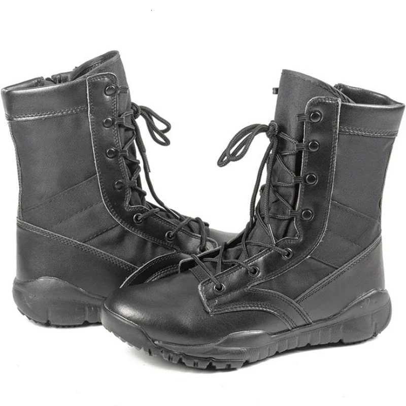 Autumn Breathab Men Women Army Boots Military Tactical Airsoft Paintball Boots Side Zipper Ma Desert Combat Ank Boots Y251015