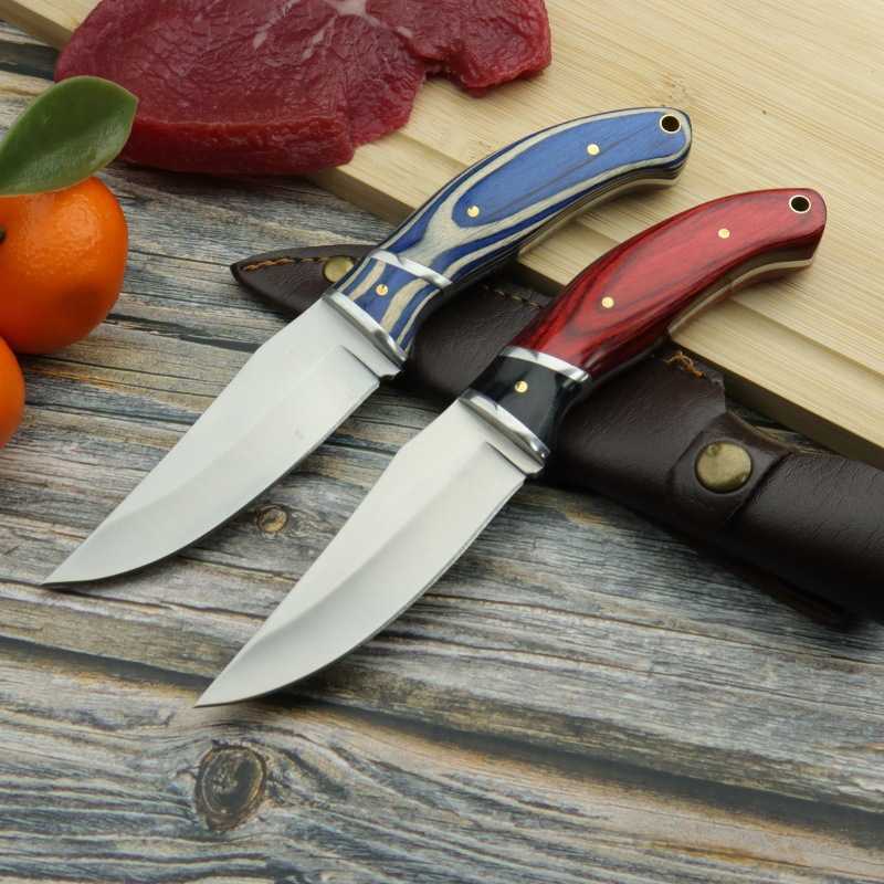 Meat Knife Handheld Meat Knife Stainless Steel Portable Meat Cutting Knife Outdoor Knife Beef and Lamb Knife Fruit Knife H251015