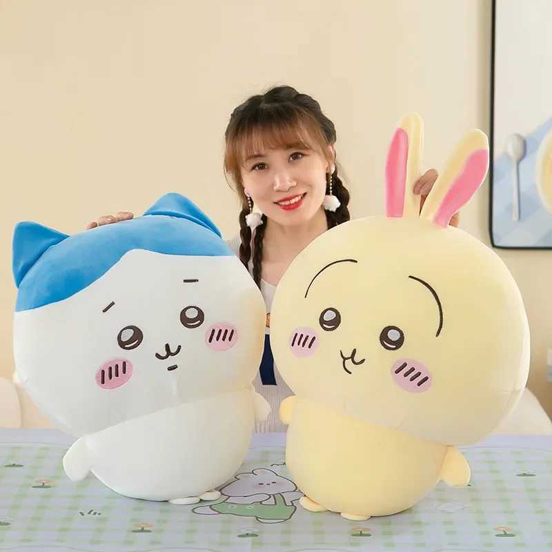 50cm Usagi Doll Chiikawa Cartoon Plush Toy Hachiware Plush Doll High Quality Oversized Pillow Girl Birthday Gift Super Cute W251114