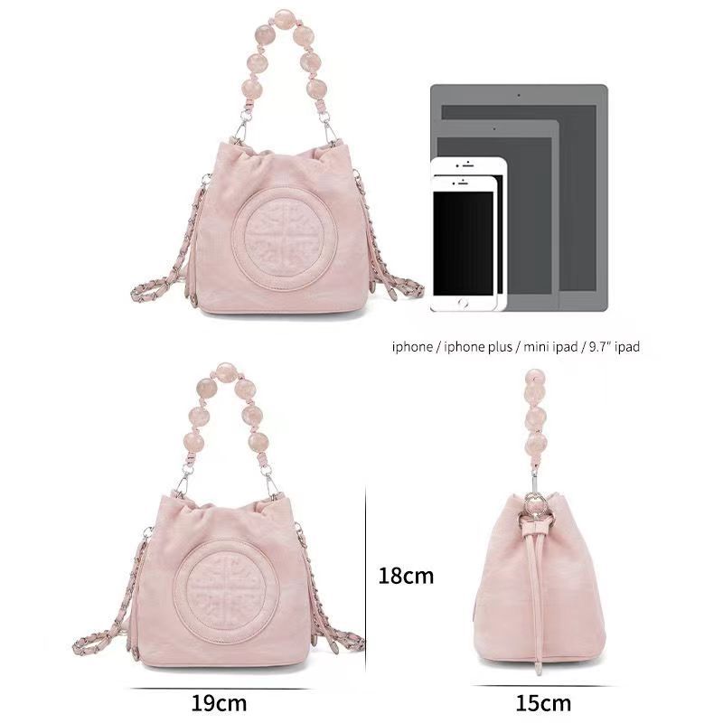 Top Quality Brand High Quality New Style Free Delivery Designer Bag Light Designer Womens New Bead Shoulder Cross Body Handbag With Water And Lucky Ba