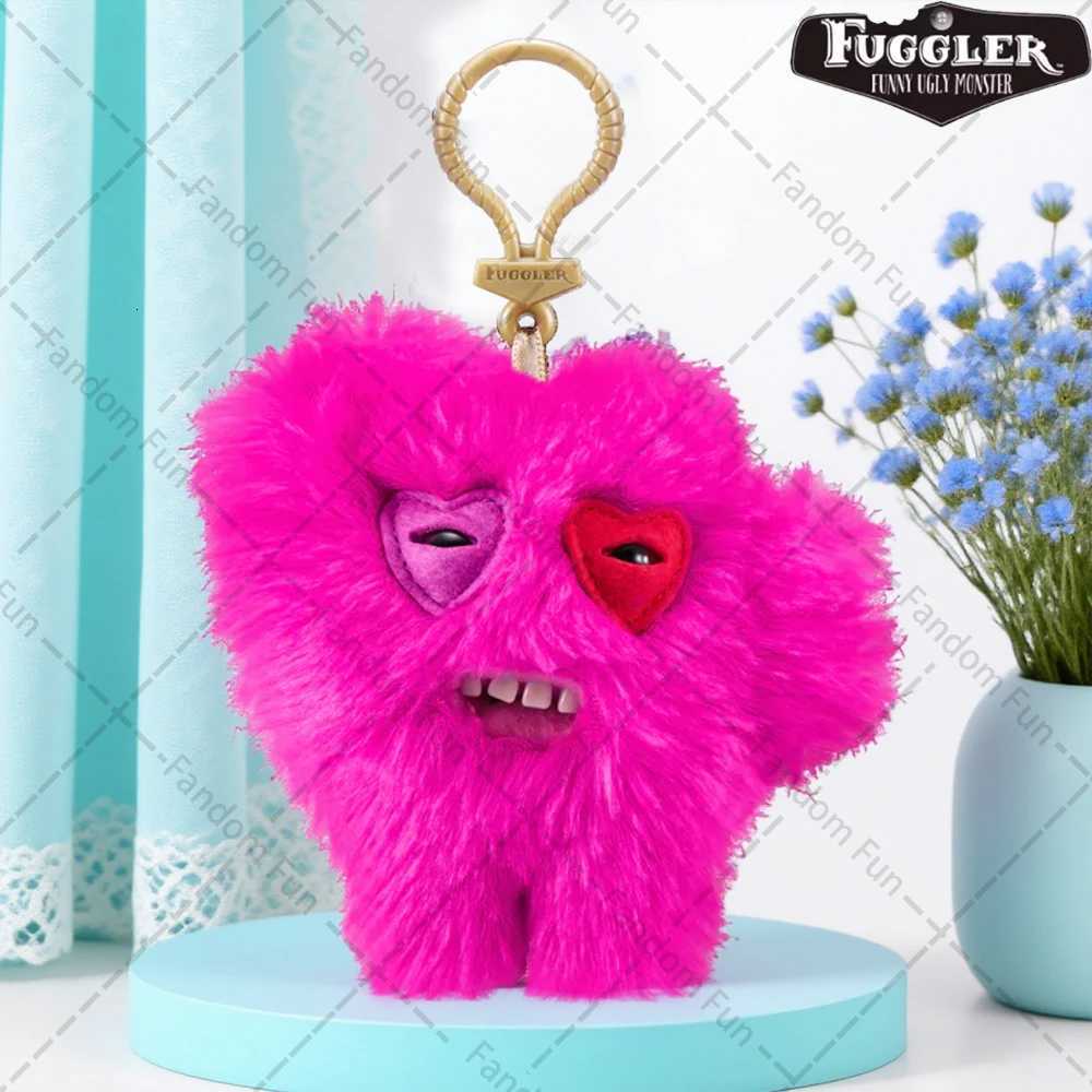 Fuggler 5th Pendant Keyrings Plushies Original New Funny Ugly Monster Lord Long Ears Rabbit 1214cm Keychain Stuffed Toy GiftXJ251015