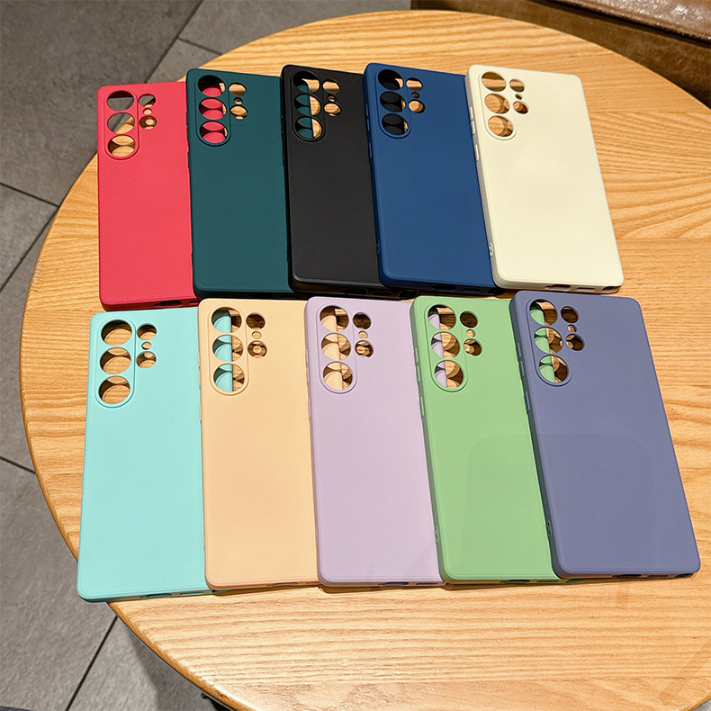 Magic Cube Liquid Silicone Case for Samsung S25 Ultra S24 Ultra S23 Ultra S22 Ultra S21 FE S20 PLUS C55