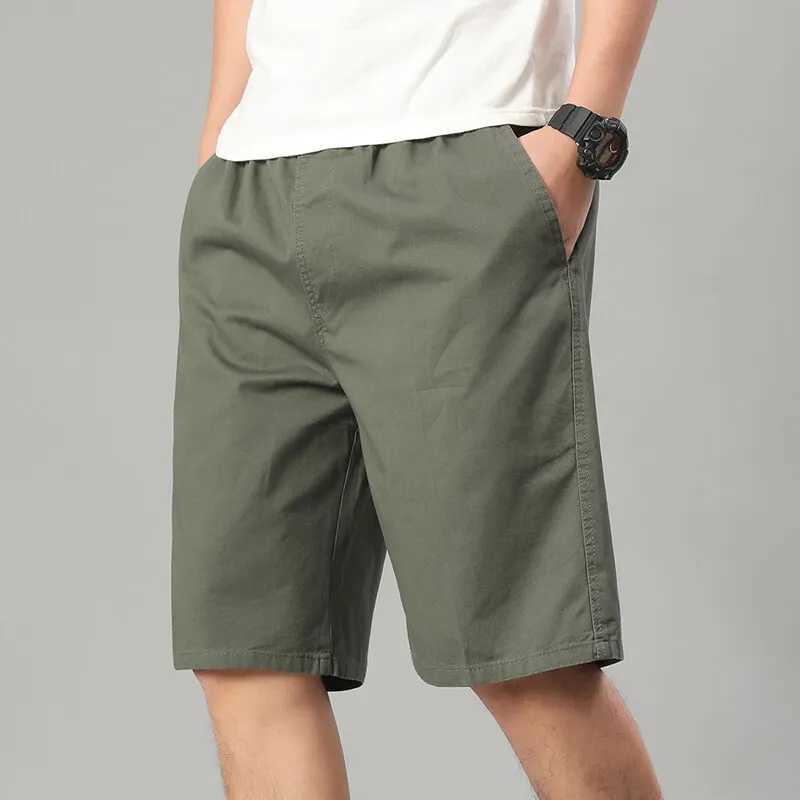 Mens Elastic Waist Casual Shorts Summer Light Weight Sweat Shorts Relaxed Fit Work Shorts Loose Casual Jogger ShortT251015