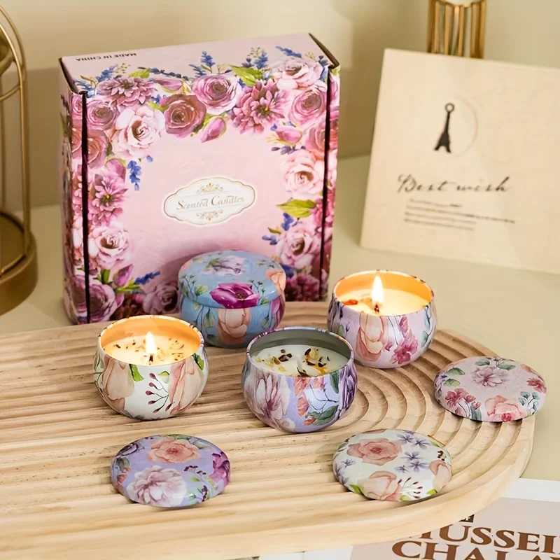 176 Oz 4 Pack Home Scented Candles 100120 Hours Candle Present For Men And Women Candles For Birthday Father Day Gift C251015