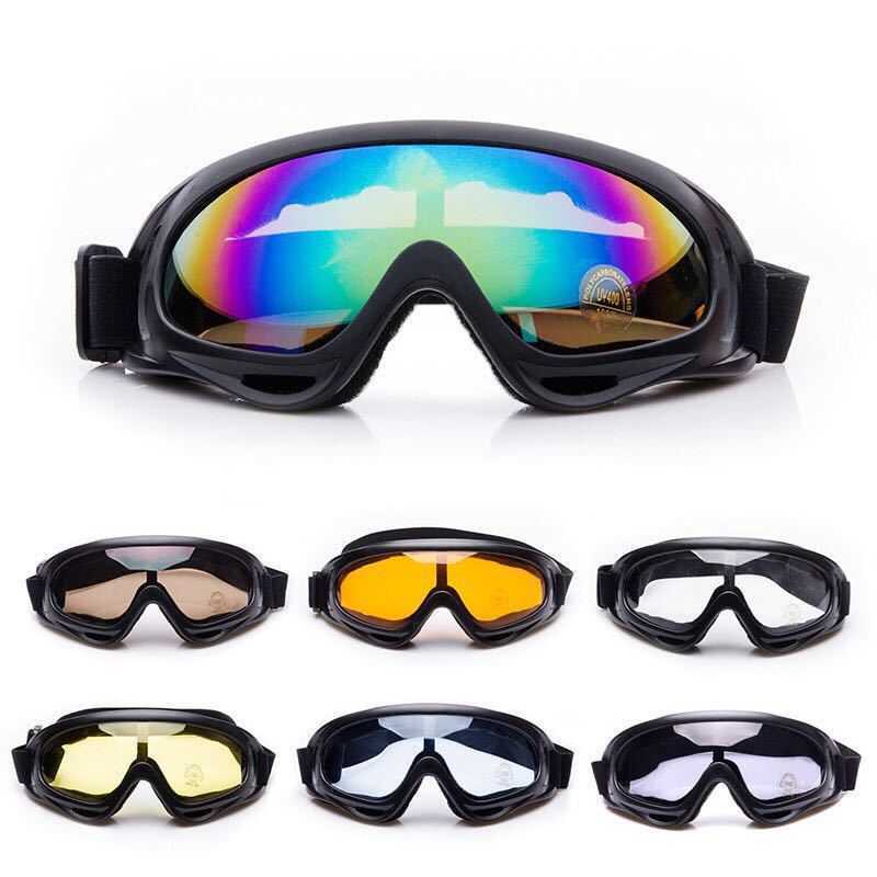 Outdoor Goggles X400 Military Fan Tactical Protective Glasses Motorcycle Goggles Impact Resistant Riding Goggles H251015
