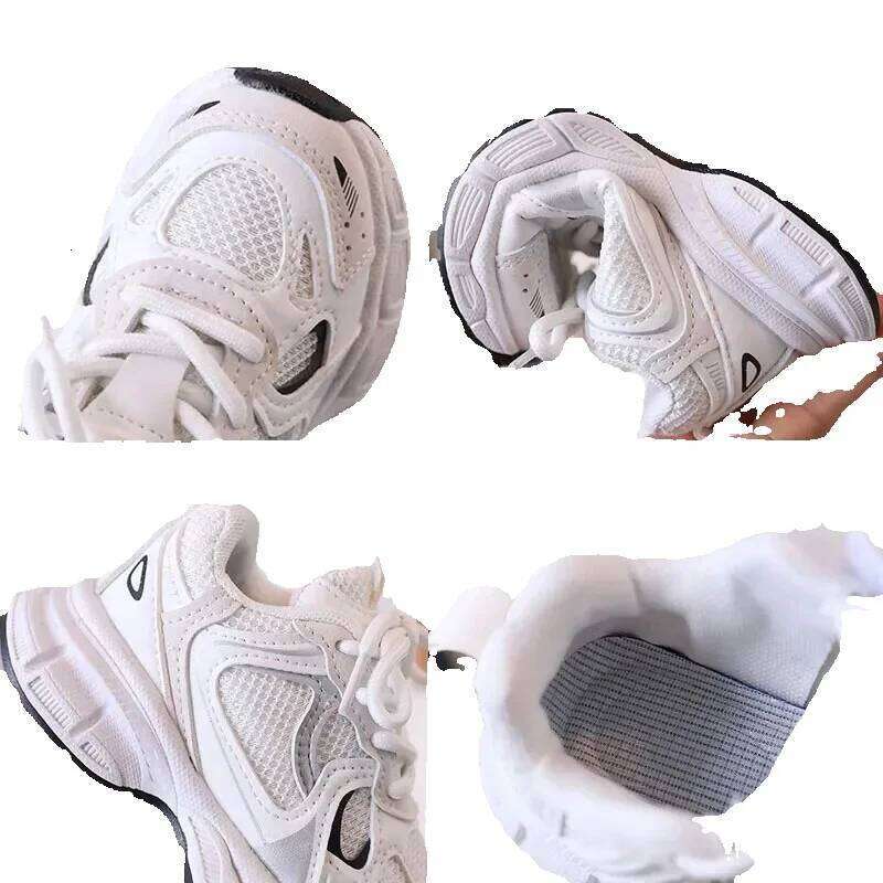 Unisex Kids Shoes Sneakers Baby Boy Girls Clunky Sports Tennis Casual Flats Children Infant Footwear Autumn 240723 J250625