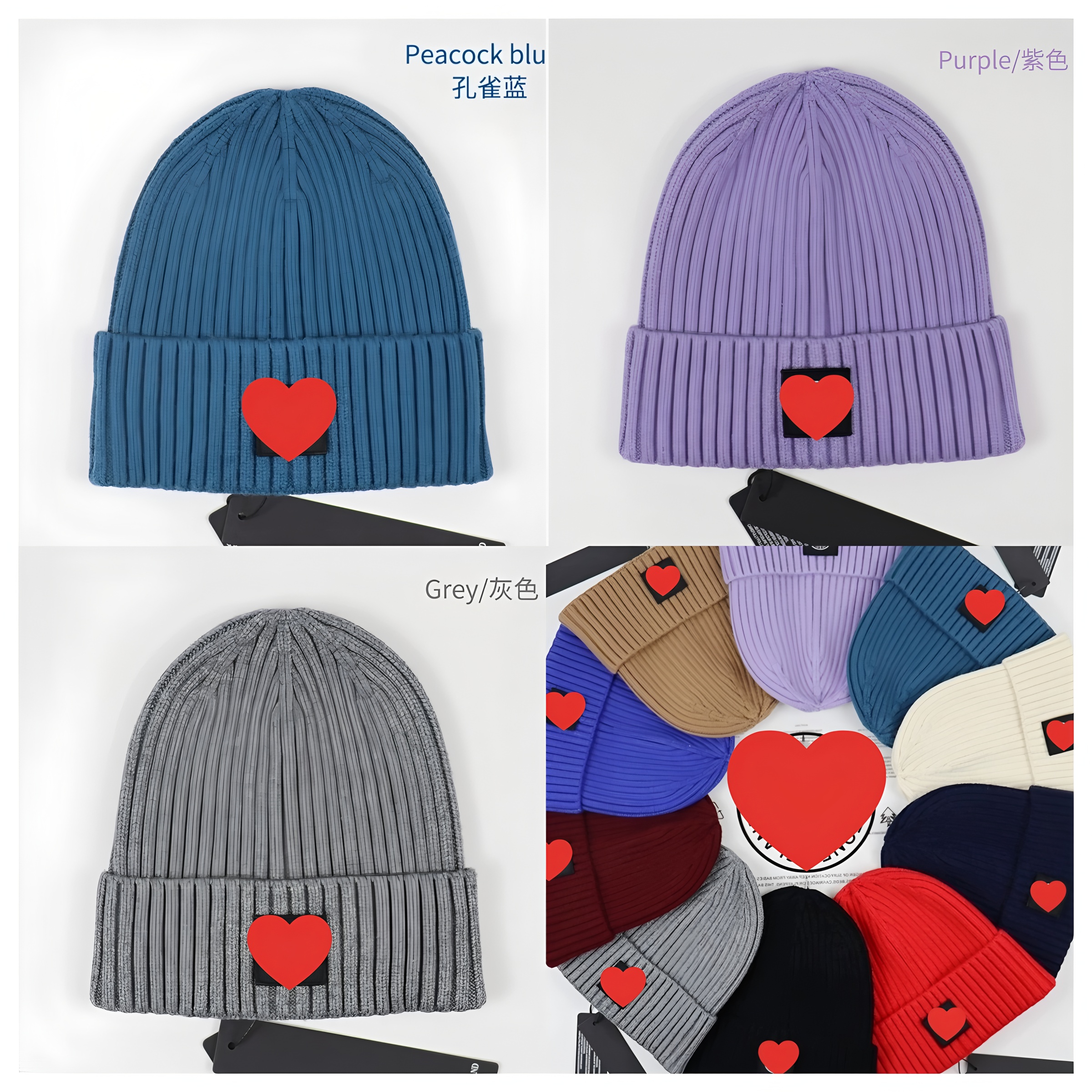 bonnet 2026 Yarn Beanies Compass Label 18 Colors Unisex Woolen Hat Knitted Fashion Beanie cap wool knitted