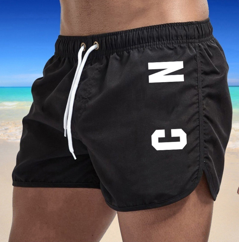 Luxury Designer Summer Quick Drying Polyester Male Cotton 3D Print ICON Casual Mens Beach Pant Elastic Waist Men Swimwear Short Pants Man Surf Shorts Trousers S-XXXL
