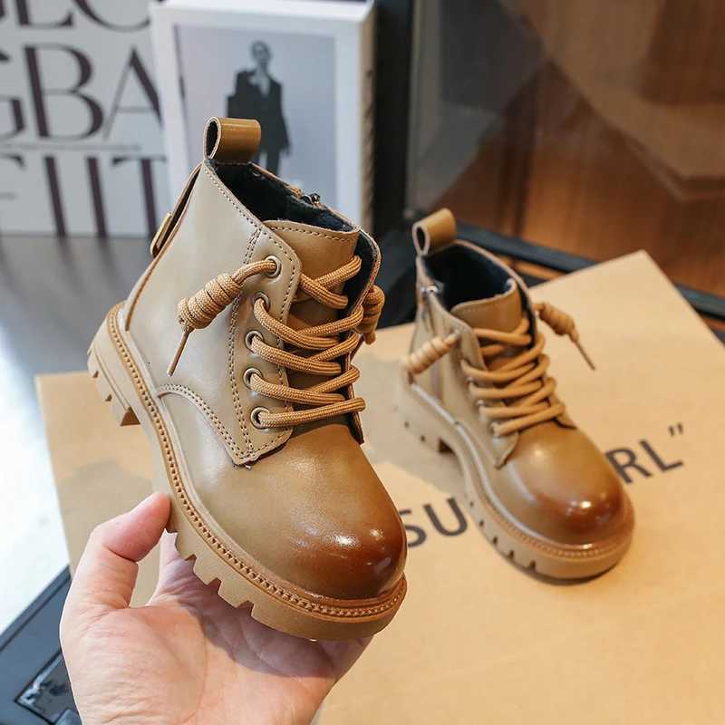 Children Boots Boys 2025 Winter New Fashion Bear Ankle Boots Girls Nonslip Soft Sole Outdoor Boots Size 2636T251015