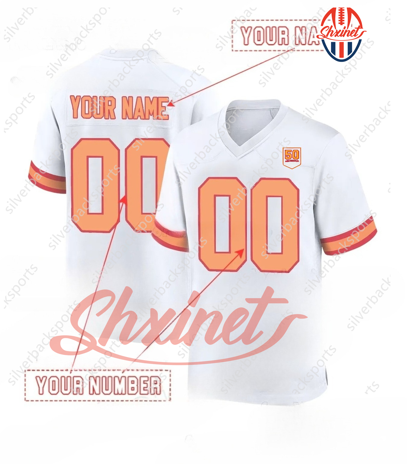 6 Baker Mayfield 2025 Football Jerseys 13 Mike Evans 12 Brady 7 Bucky Irving David Reddick Chris Godwin Jr. 2 Emeka Egbuka Vita Vea McLellan Alstott C