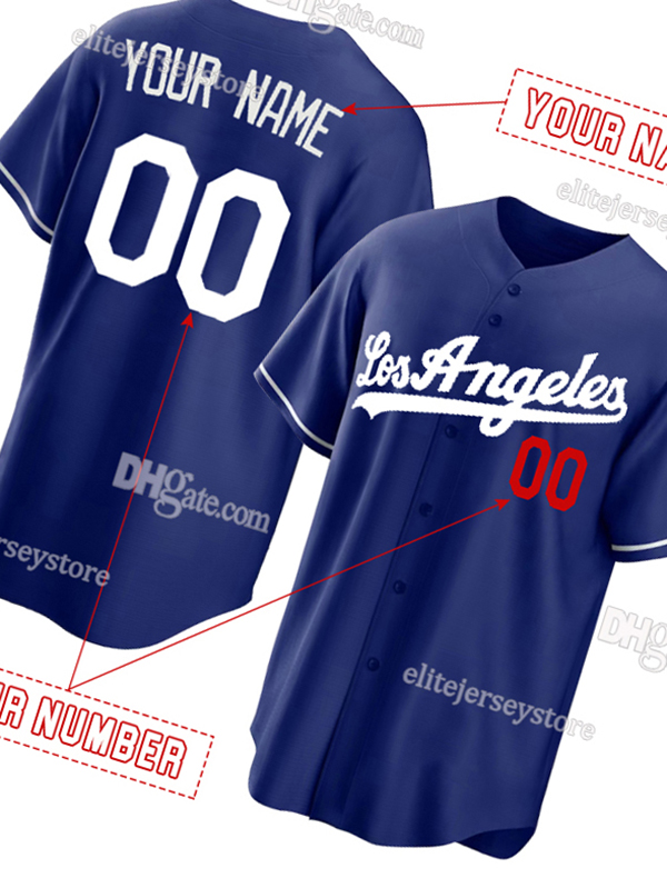 Personalized Custom 2025 Jersey Shohei Ohtani Max Muncy Enrique Hernandez Freddie Freeman Mookie Betts Will Smith Yoshinobu Yamamoto Roki Sasaki Men