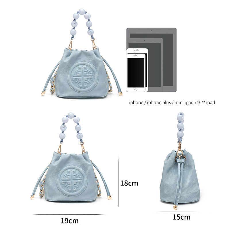 Top Quality Brand High Quality New Style Free Delivery Designer Bag Light Designer Womens New Bead Shoulder Cross Body Handbag With Water And Lucky Ba