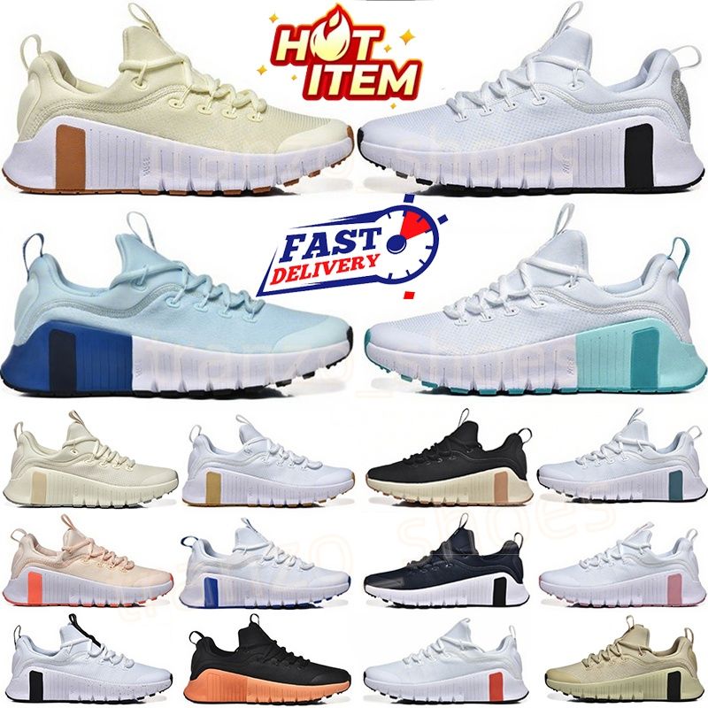 Top Quality Metcons 6 Men Women Running Shoes Free 6s Designer Trainers Barely Volt Aster Pink Denim Turquoise Pale Ivory Outdoor Womens Sneakers Size 36-45