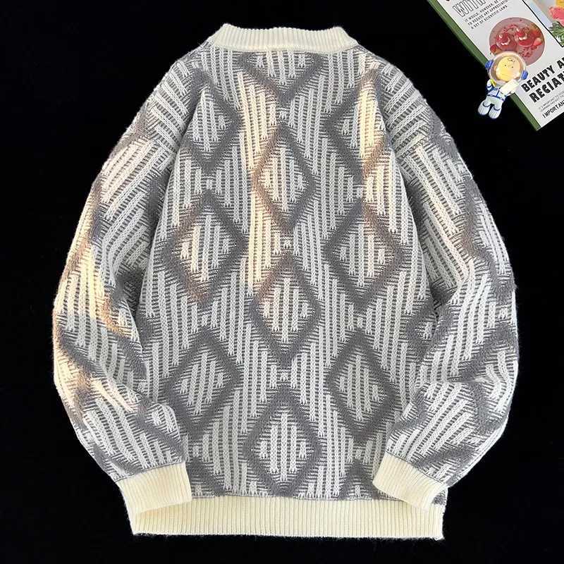 Mens Windproof and Warm Home Leisure Pullover Sweater Outdoor Highquality Leisure Trend Versatile Home Clothing J251015