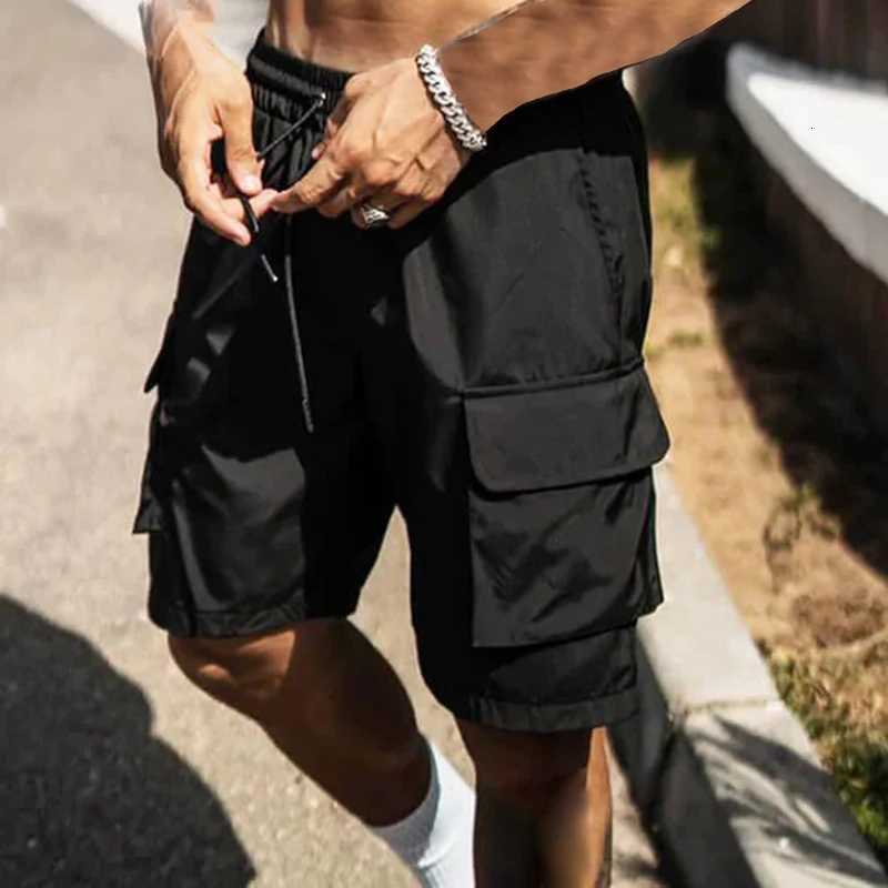 Men s Lightweight Quick Dry Athletic Shorts with Pockets and Adjustable Drawstring Waistband for Summer Outdoor ActivitiesT251015