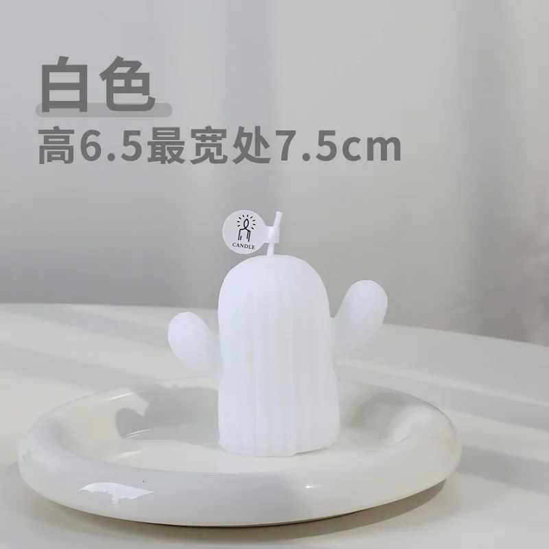 Cactus Shape Scented Candles Soy Wax Aromatic Candles for Home Decoration House Ins Photo Props Home Decorative Candles C251015