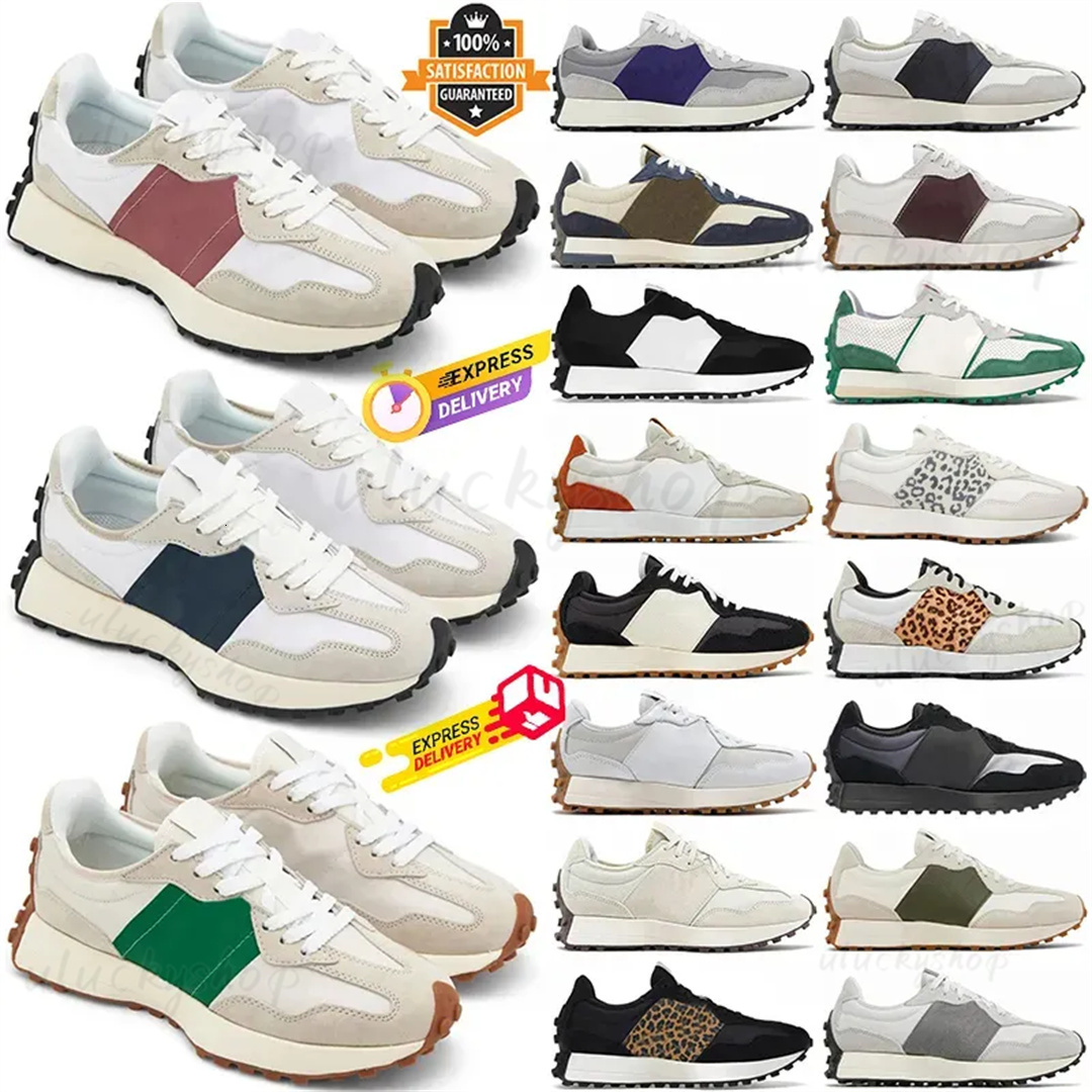 New Running Shoes For Mens Womens Designer Trainers Salt Suede Beige Black White Grey Outdoors Sports Gym Sneakers 36-45