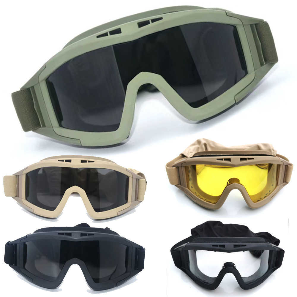 Thickened Goggles Locust Tactical Glasses Special Jungle Goggles Real Labor Protection Sports Equipment H251015