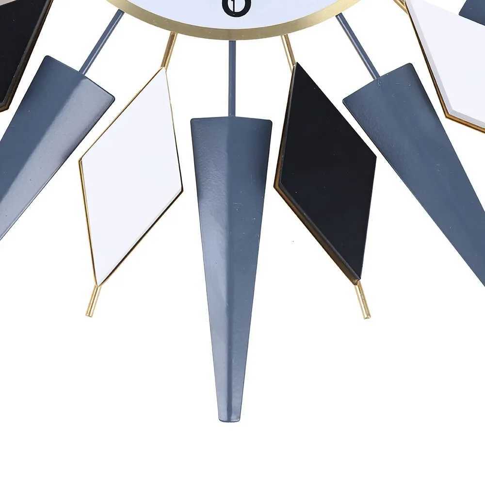 236 Inch Modern Large Decorative Wall Clock Silent Non TickingRetro Star VWall Clock DecorBattery Operated Sun Wall Clock C251015