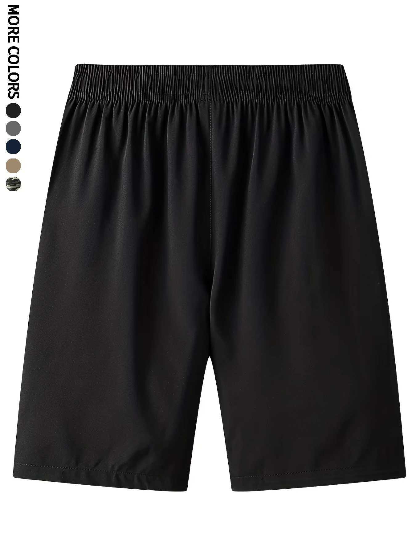 Mens Summer Drawstring Quick Dry Shorts For RunningBreathable With Zipper PocketsFitness Training7022T251015