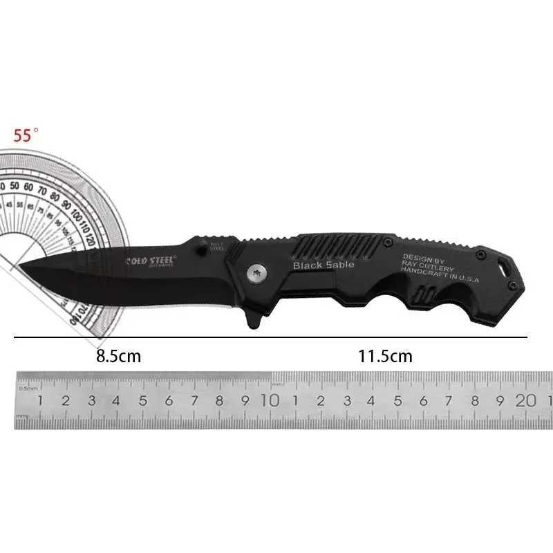 1pc Folding Knife Stainless Steel Portable High Density Camping Knife Outdoor Camping Tactics Mini Portable Knife H251015