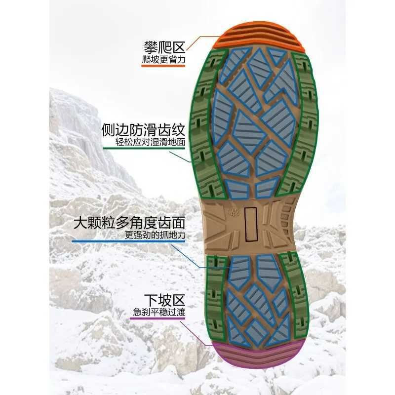 Original Brand Unisex Mountaineering Boots Top Quality Walking Outdoor Shoe Comfortab Anti Slip Mountain Trainers Sneaker Y251015