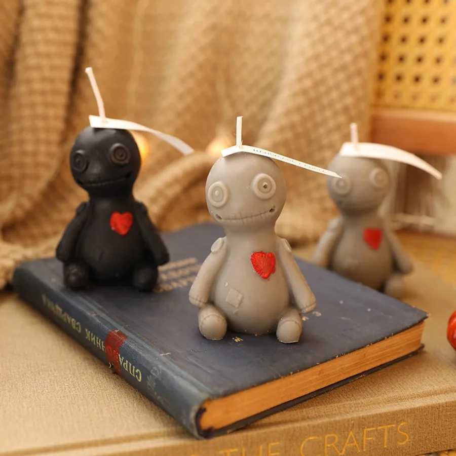 1 pc Halloween horror doll scented candle handmade smokeless soy wax candle Halloween giftHalloween home decoration ornaments C251015