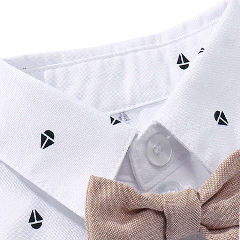 Baby Boy Clothing Suit born Handsome Romper Bow Set Birthday Festival Gift Jumpsuit Hat Toddler Boys Wedding Outfit Dress 251013