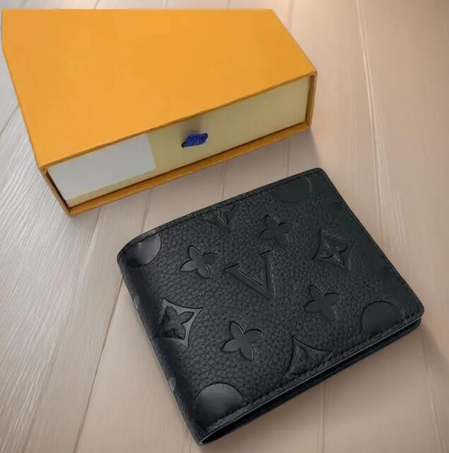 Paris Plaid Style Holders Mens billfold Women Purse High-end Luxury Water ripple flowers Wallets bag