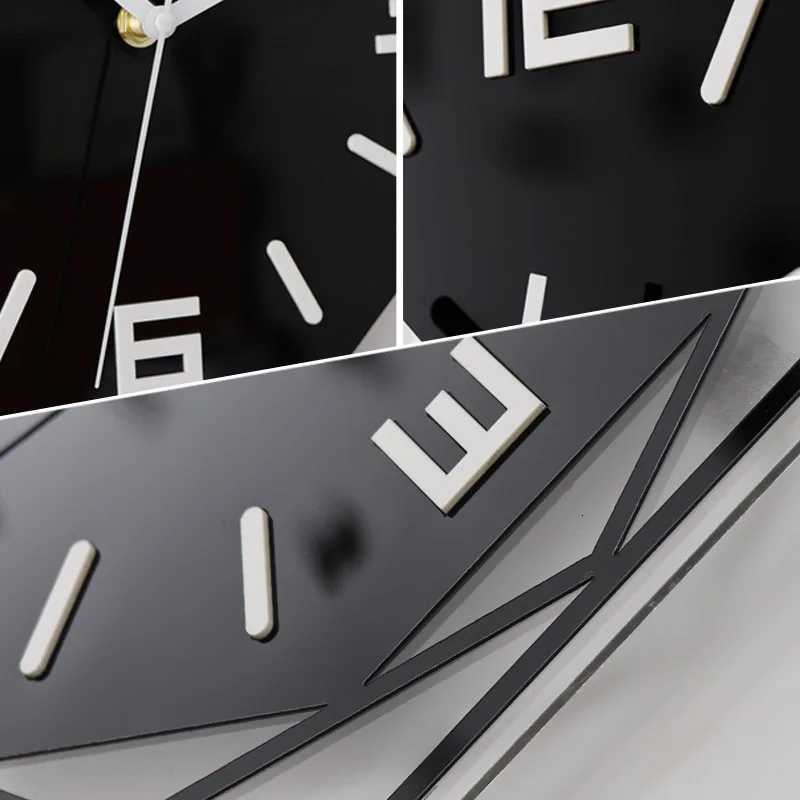 Modern minimst decorative wall clock silent acrylic material minimst personty atmospheric art quartz clock C251015