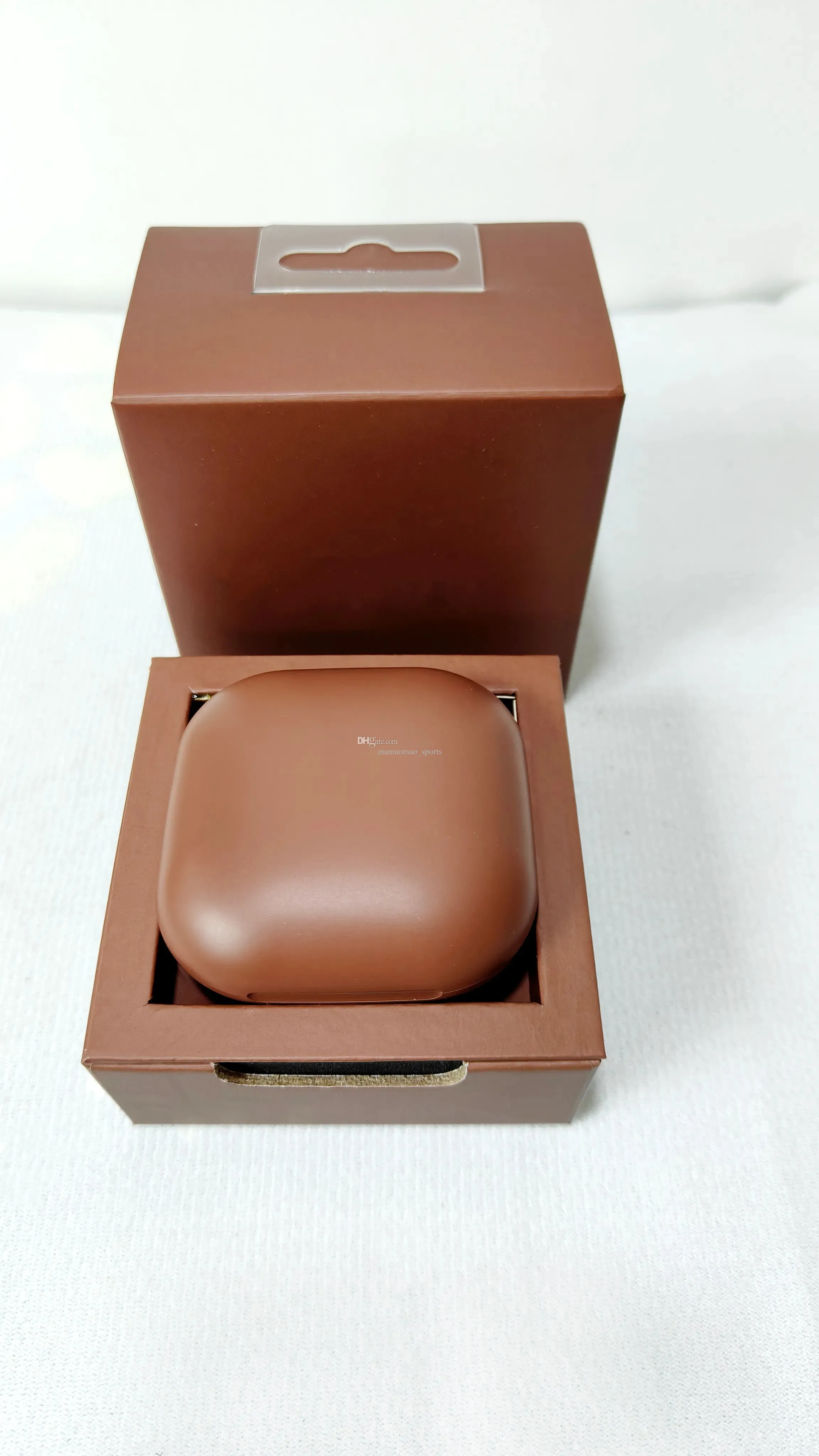 2025 Newest Top quality Dark brown True noise cancellation TWS Earphones Rename Bluetooth Headphones auto parsing wireless Charging case Earbuds Bring