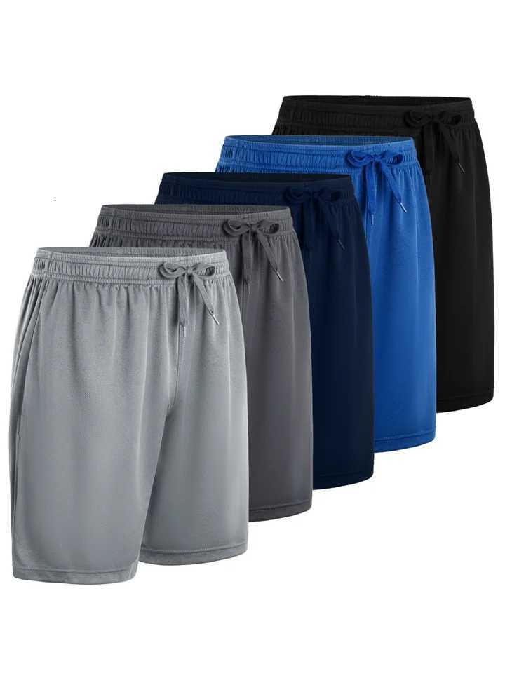 5piece mens casual shorts with drawstring waistband breathable fabric available in multiple colors ideal choice for summerT251015