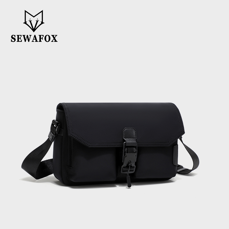 Sewafox Men Crossbody Bag Outdoor Leisure Shoulder Bag Lightweight and Portable Messenger Bag Adjustable Shoulder Strap Suitable for Everyday Carrying