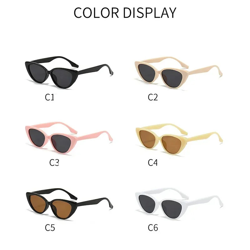 Cat Eye Children Sunglasses Vintage Small Frame Sun Glasses for Kid n Outdoor Street Eyewear UV400 Z260305