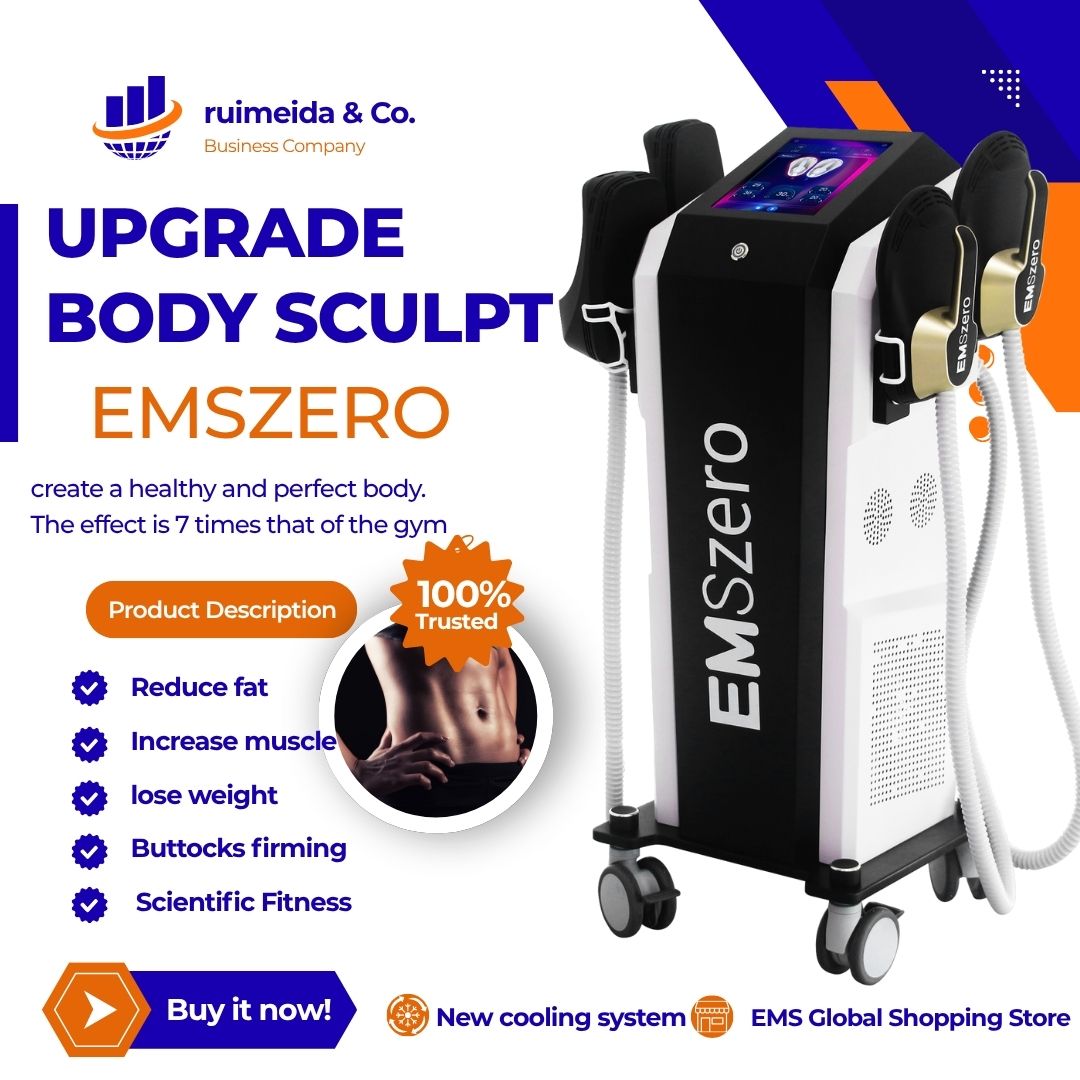 EMS Body Contouring and Sculpting Machine HI-emt EMSZERO 200HZ 15Tesla Fat Reduction Tighten Skin Non-Invasive Weight Loss Beauty Spa Equipment