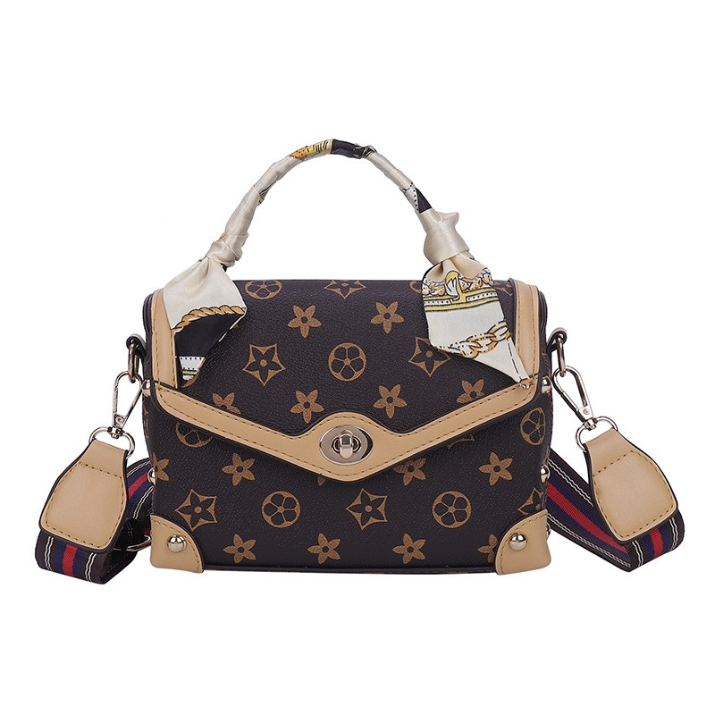 Designer Bags, high-end ladies' bags, handbags, new 2024 Trendy, versatile, fashionable printed shoulder bag, crossbody small square bag Free shi