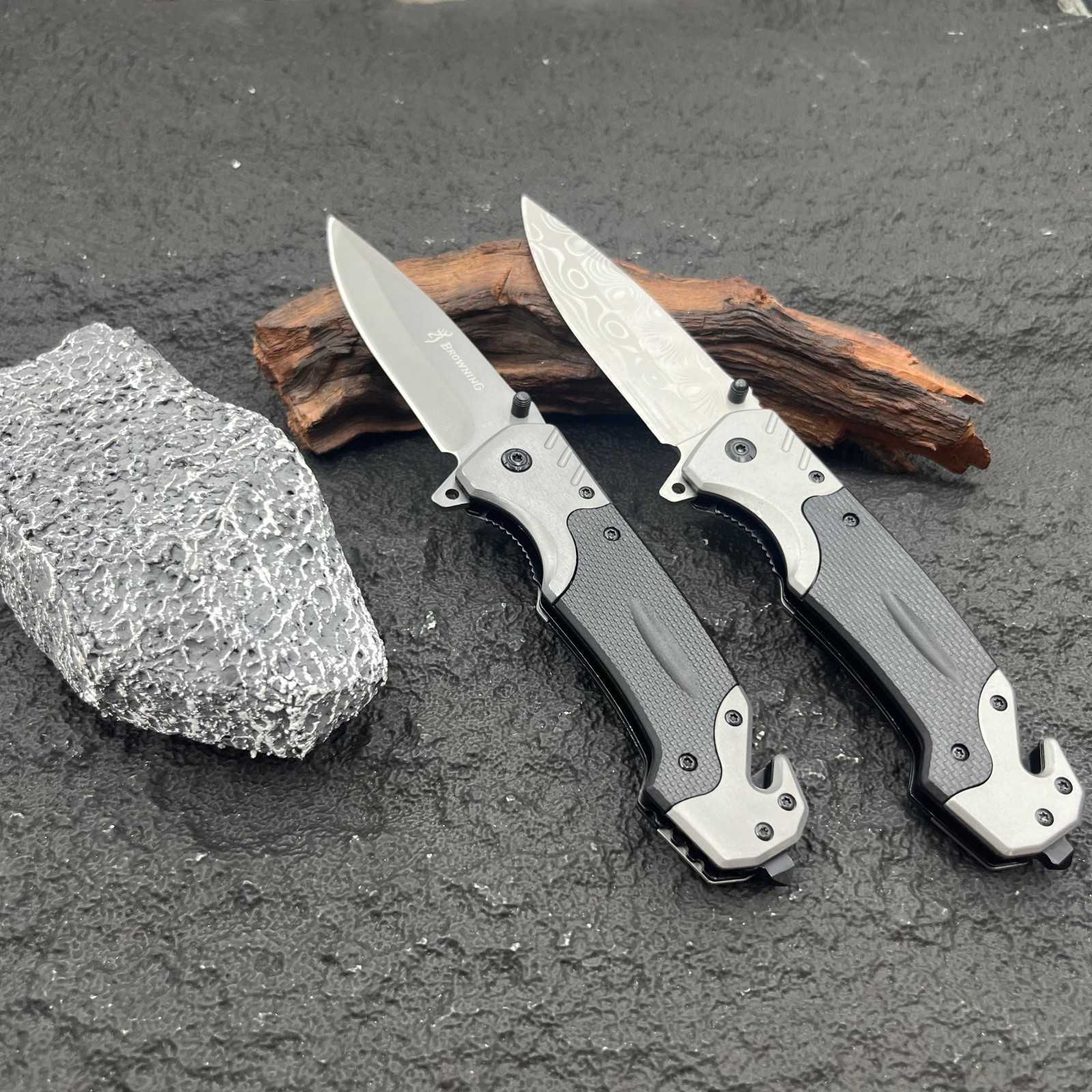 Outdoor Pocket Knife Folding Knife Camping Convenient Carry Pocket Knife Allsteel Knife Household Kitchen Multiuse Fruit Knife H251015