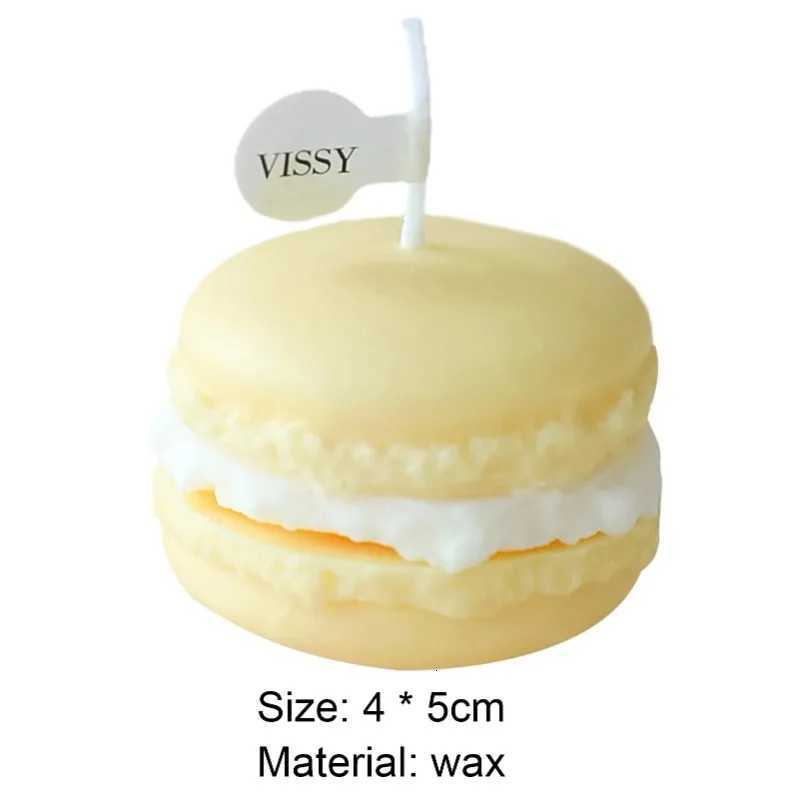 Decorative Scented Candle Nicelooking Bright Color Macaron Shape Aromatherapy Candles Shooting Props C251015