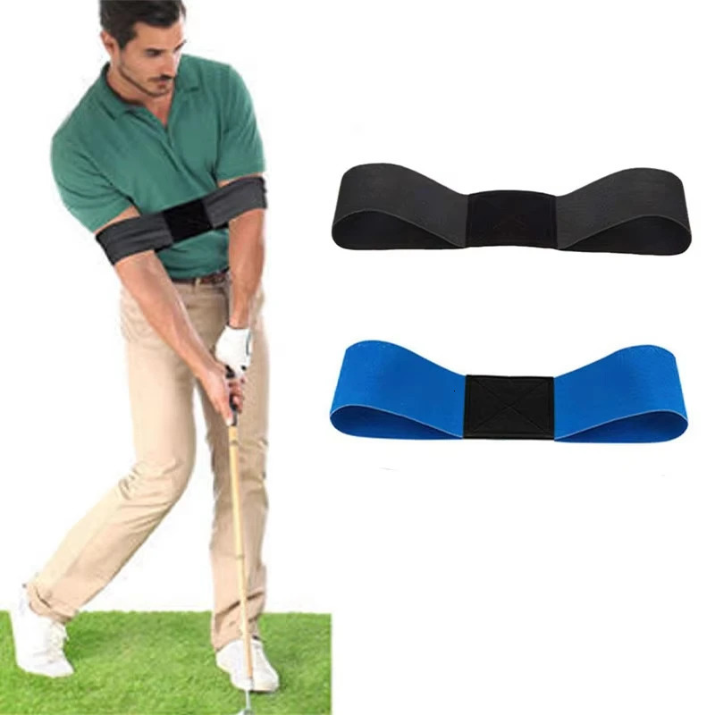 Professional Elastic Golf Swing Trainer Arm Band Golf Swing Gesture Corrector Belt Gesture Alignment Training Aid for Beginners 251014