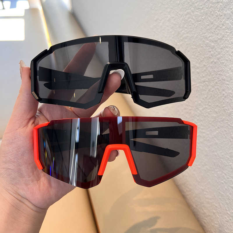 Style Square Large Sunglasses for Men Cycling Sunglasses for Women Outdoor Sports Bicycle Electric Bike Windproof Glasses Trendy H251015