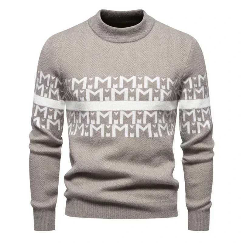 Mens Imitation Mink Sweater Soft and Comfortable Fashion Warm Knit Sweater Pullover Clothes J251015