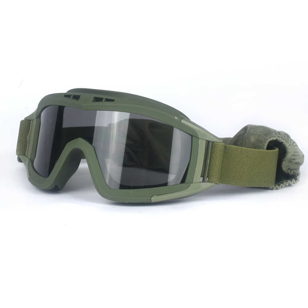 Tactical Windproof Glasses Desert Locust Sports Outdoor Tactical Glasses Special Forces Realistic Goggles H251015