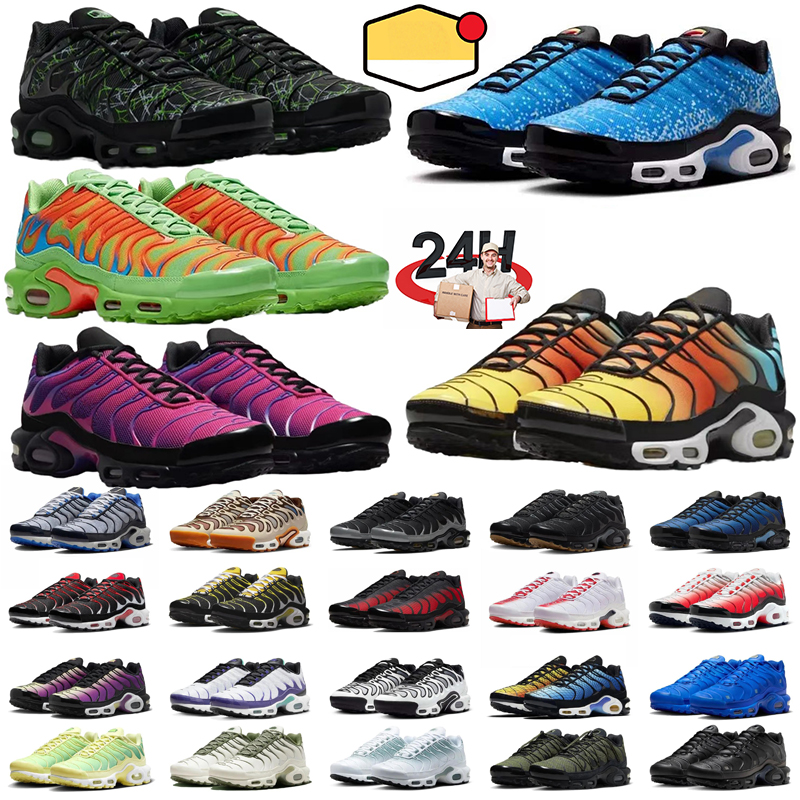 tns designer shoes Running Shoes tn Fr Toggle Utility Women Triple White Metallic Reflective Mens shoes Trainers sneakers chaussures schoenen 36-46